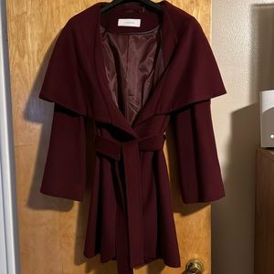 Tahari belted wool coat great condition